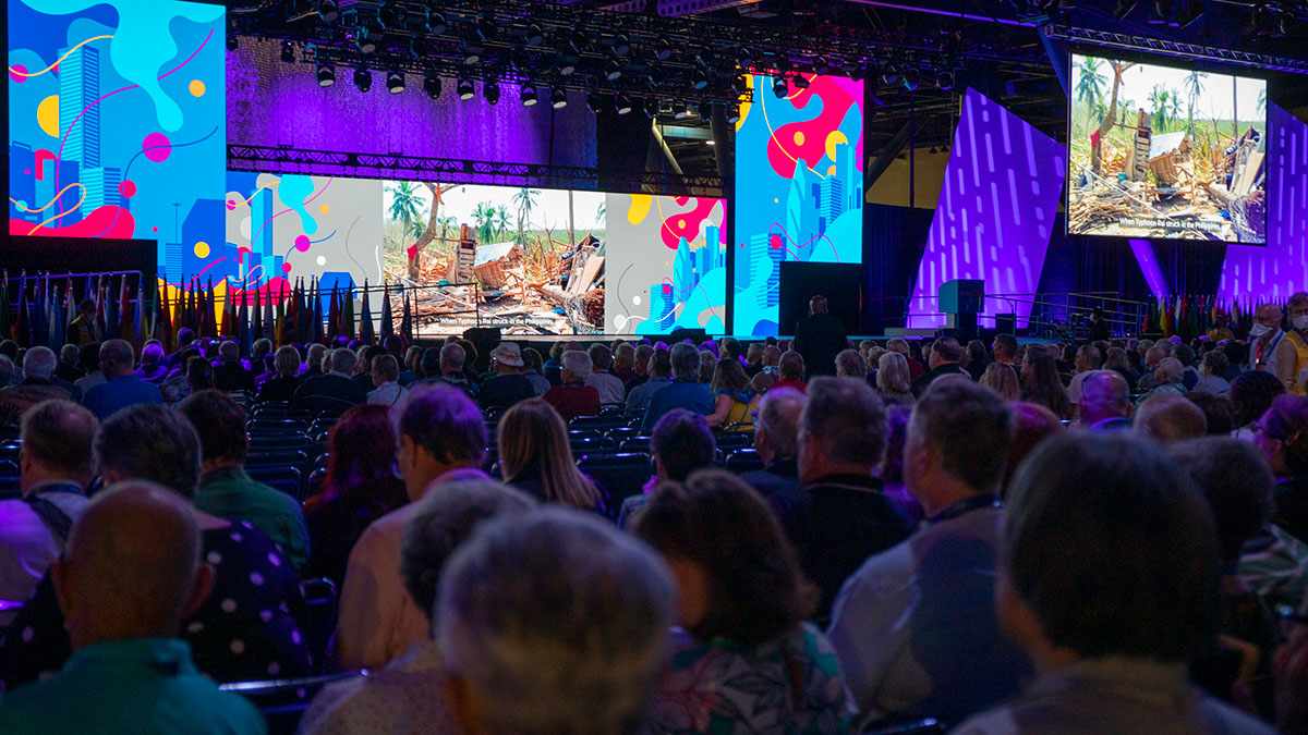 국제로타리 세계대회 본회의.
